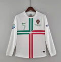 2012 Portugal Ronaldo White Away Kit Long Sleeve