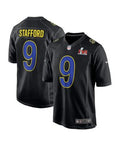 Matthew Stafford Black Los Angeles Rams Super Bowl Jersey