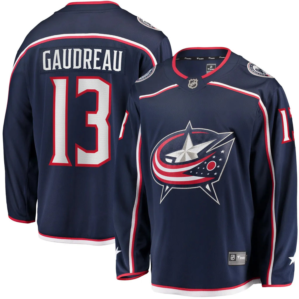 Johnny Gaudreau Colombus Blue Jackets Jersey Home/Away