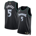Anthony Edwards Black Minnesota Timberwolves Swingman Jersey - Classic Edition