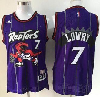 Purple Raptors Lowry Retro Jersey - Custom