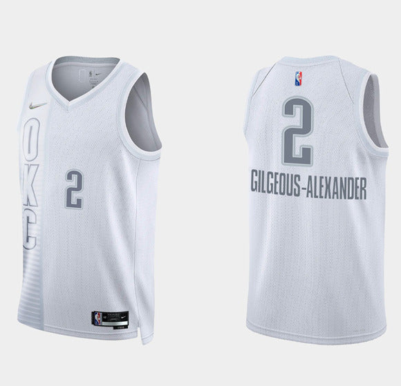 Shai Gilgeous-Alexander Oklahoma Jersey Home/Away/Alternate