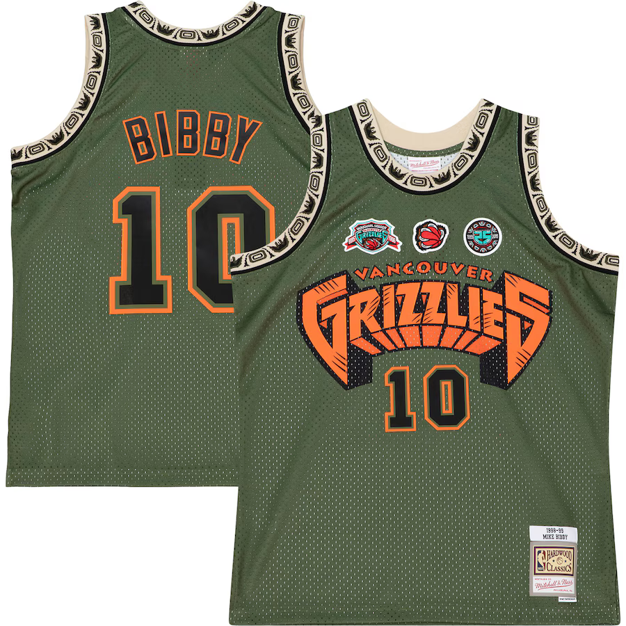 Mike Bibby Vancover Grizzlies Jersey
