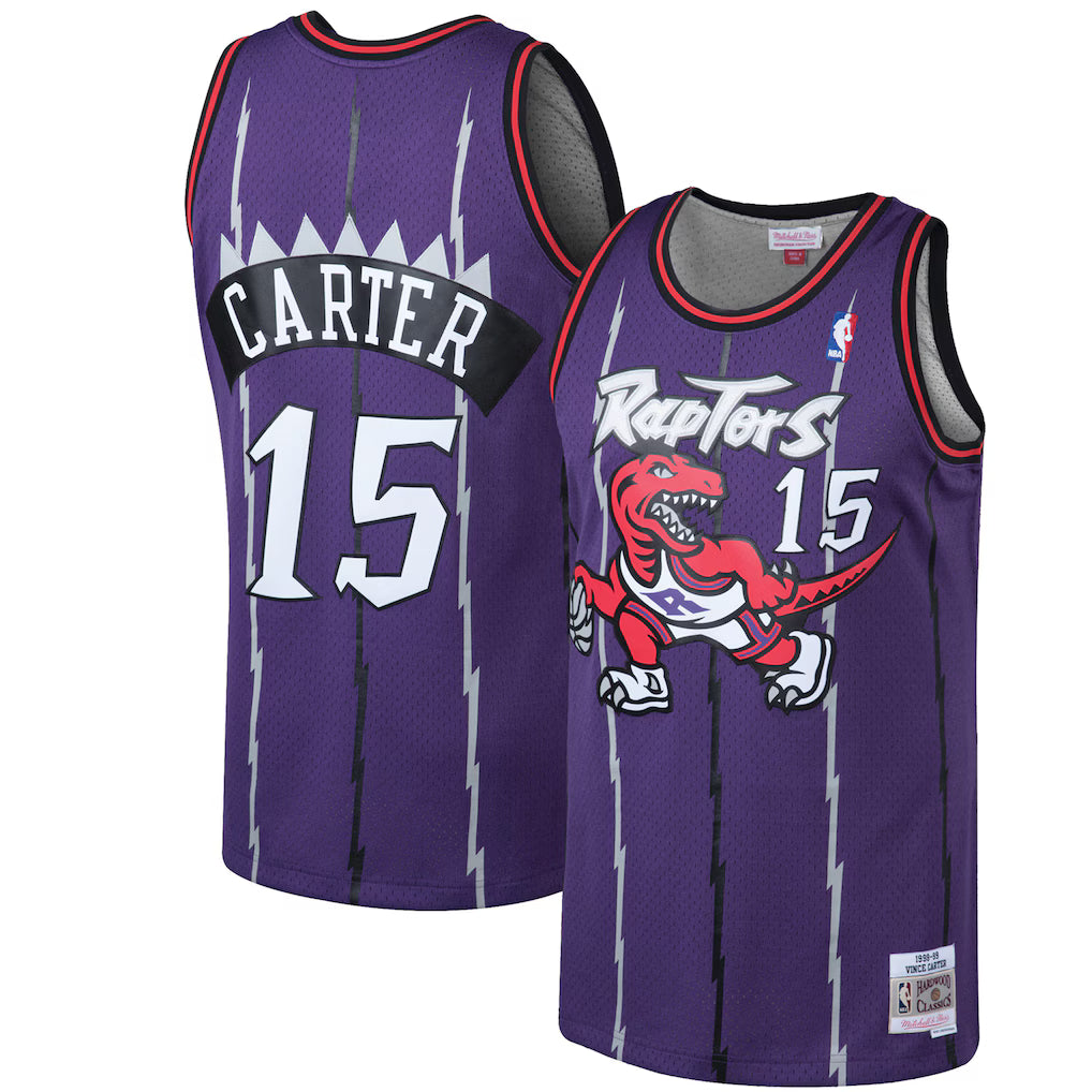Vince Carter Retro Raptors Jersey Purple/White