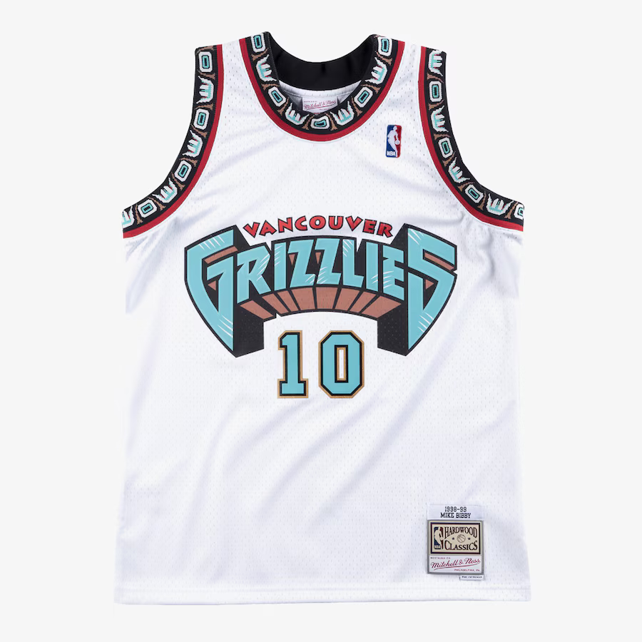 Mike Bibby Vancover Grizzlies Jersey