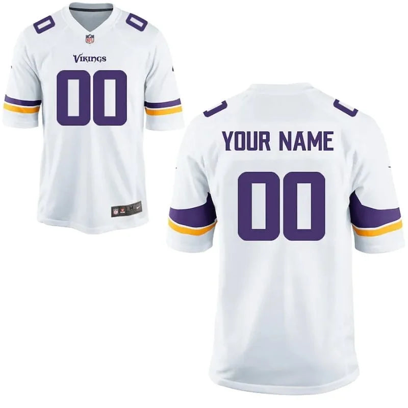 Minnesota Vikings Custom Jersey Home/Away