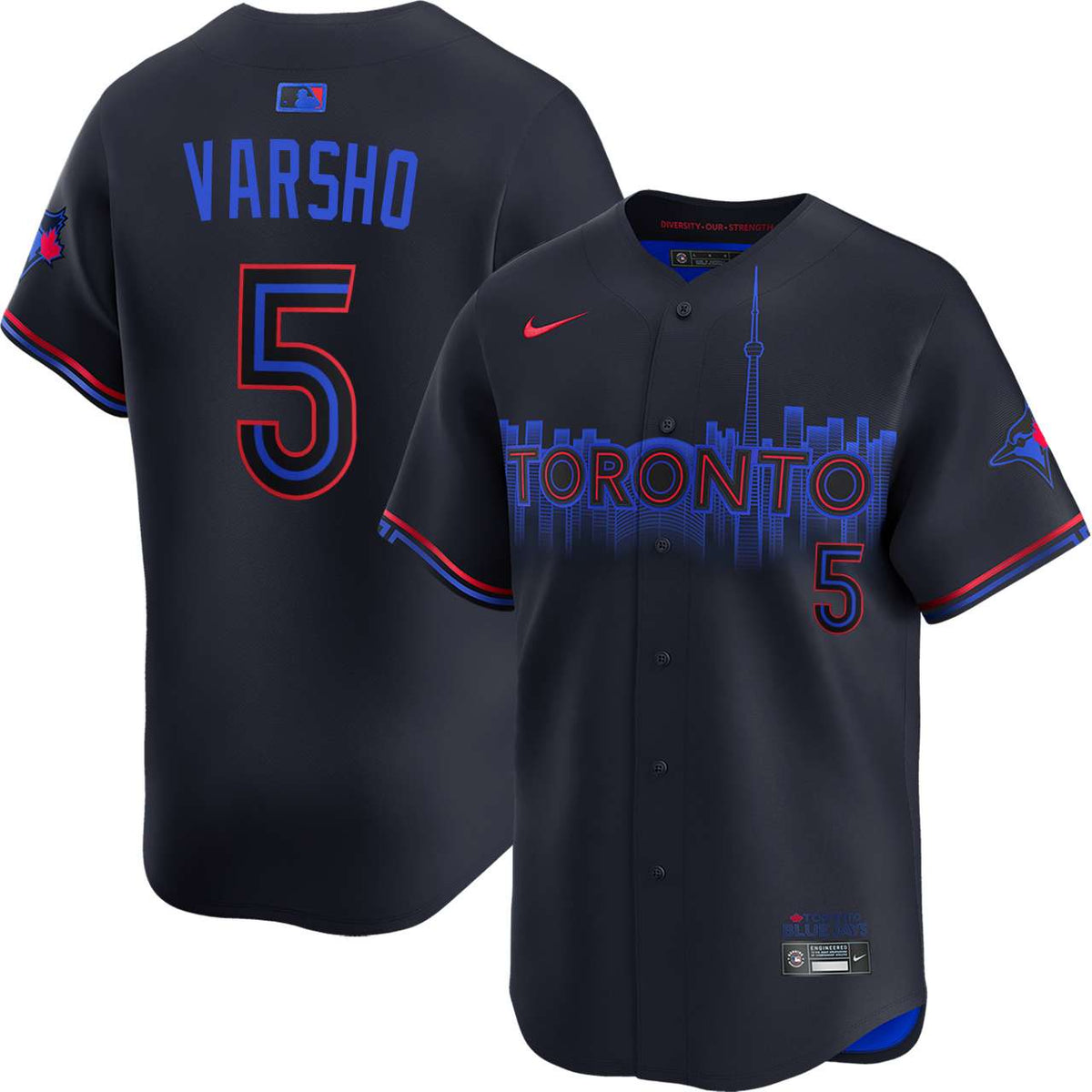 Daulton Varsho Toronto Blue Jays City Connect Limited Jersey