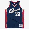Mitchell & Ness LeBron James Navy Cleveland Cavaliers Hardwood Classics Swingman Jersey
