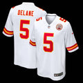 Mansoor Delane White Kansas City Chiefs Game Jersey