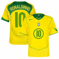 Brazil Home Ronaldinho 10 Jersey 2004-2005