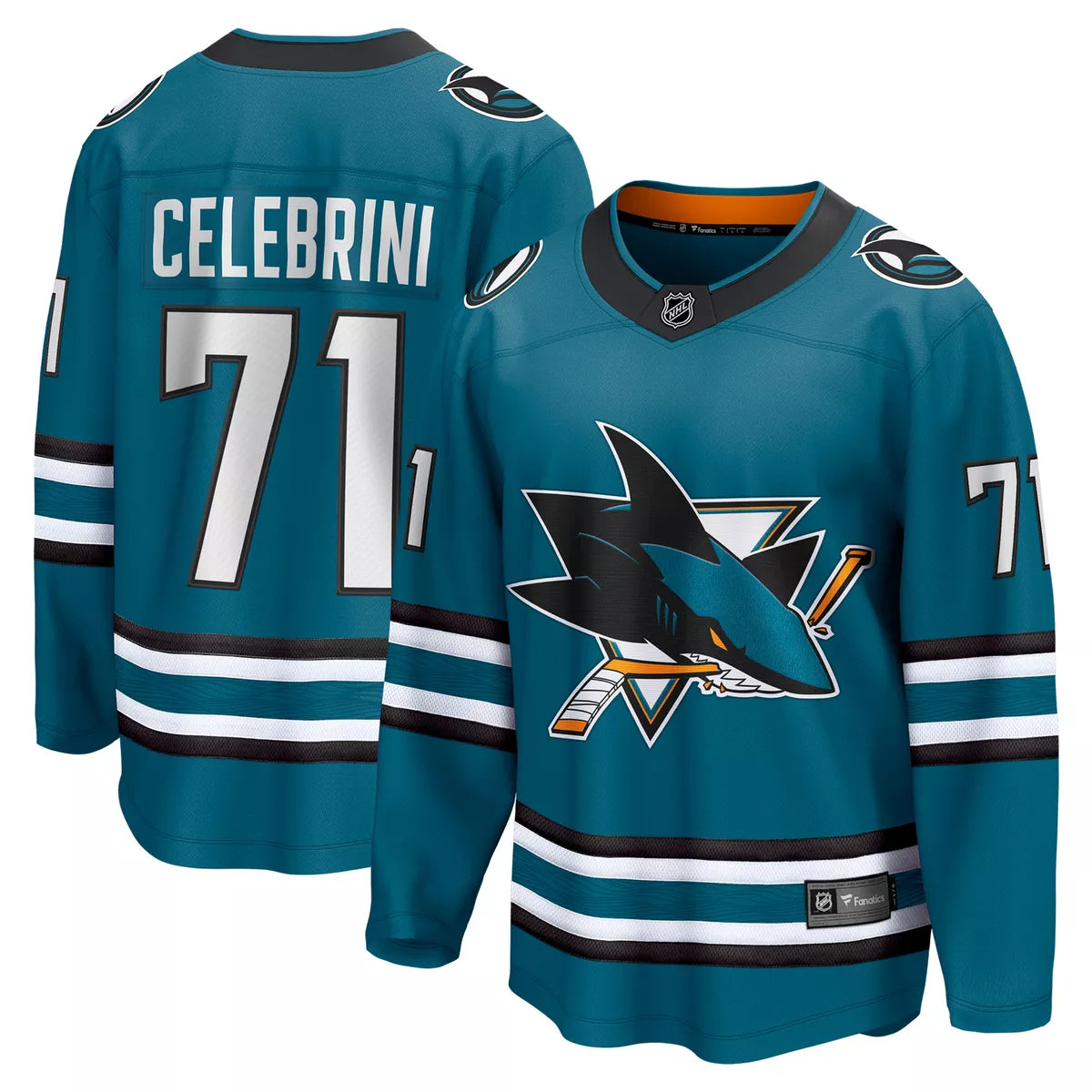 Macklin Celebrini Sharks Jersey