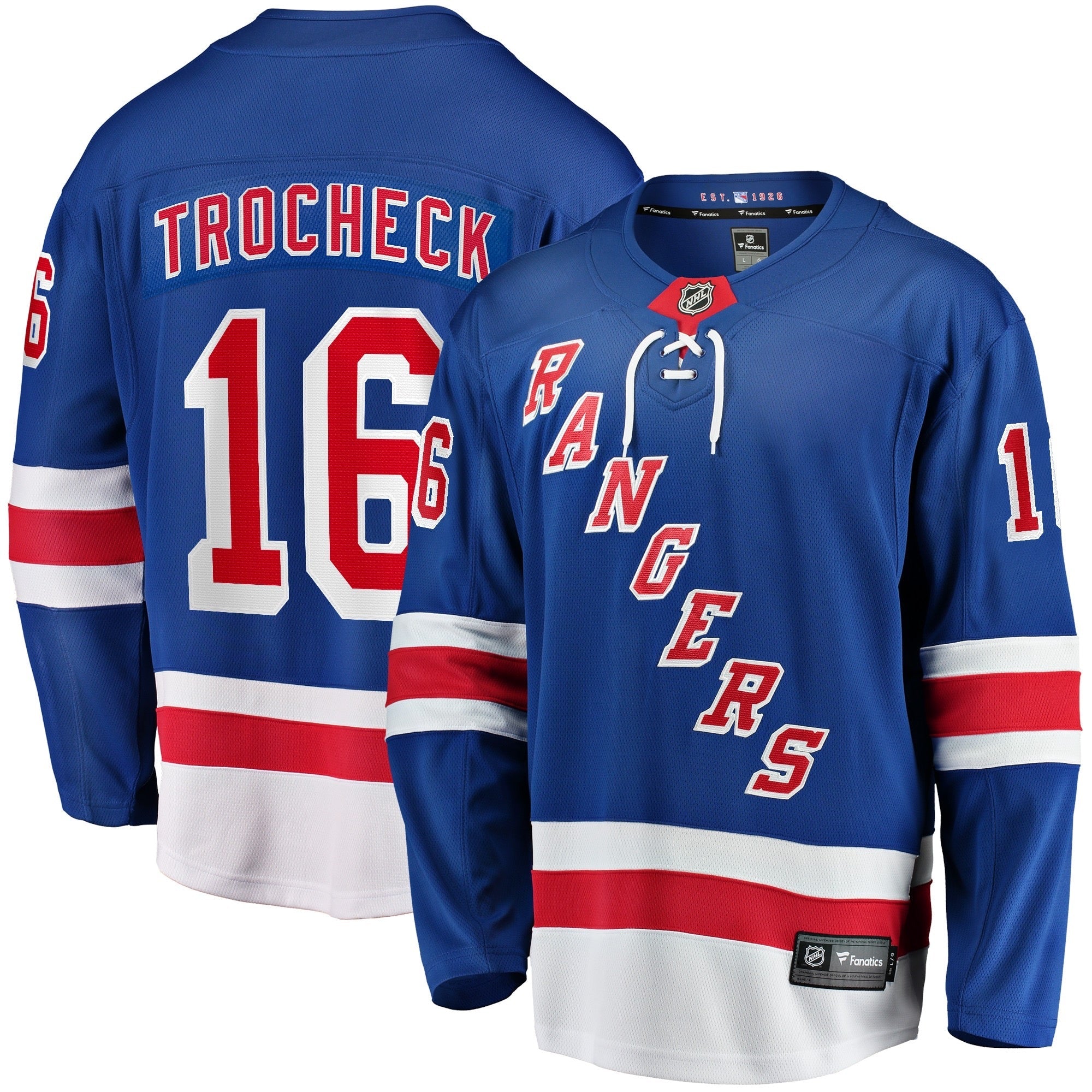 Trocheck Rangers Jersey
