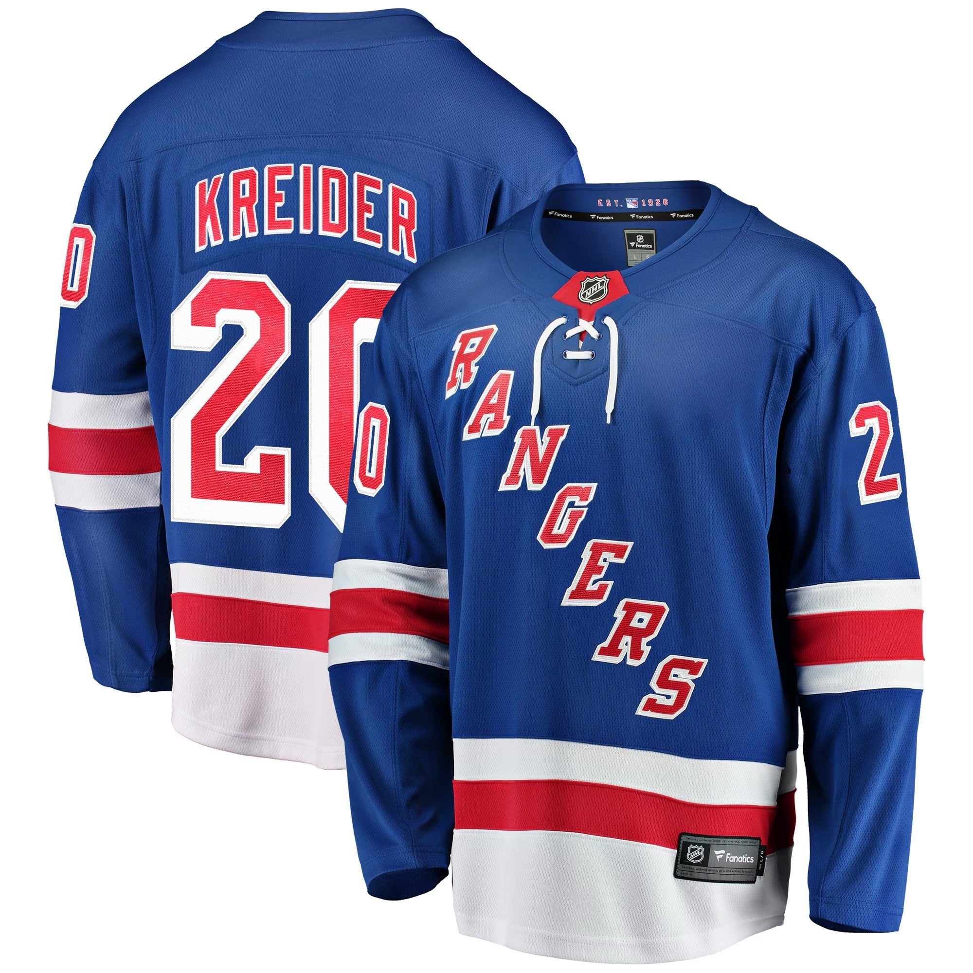 Chris Kreider Rangers Jersey