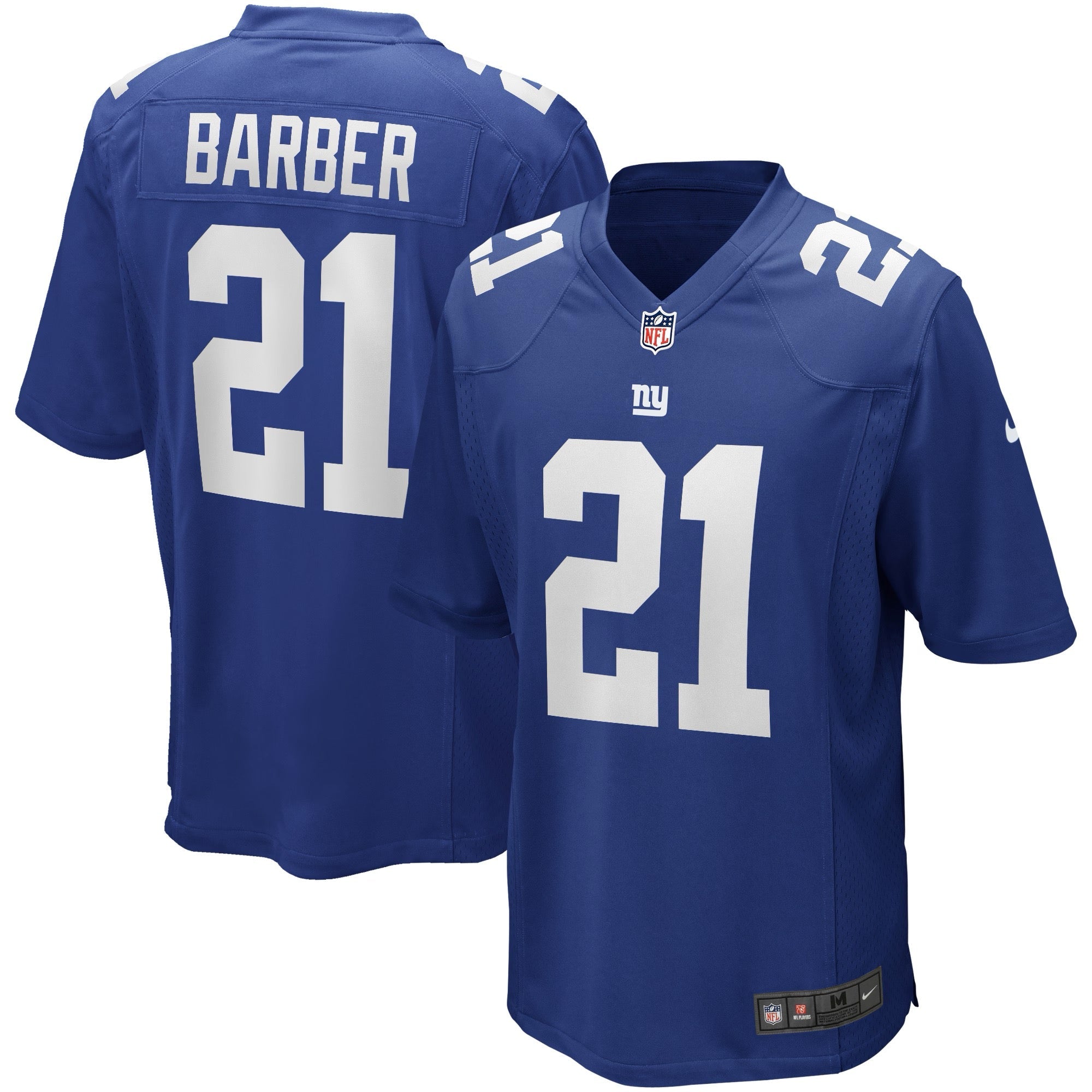 Tiki Barber Giants Jersey