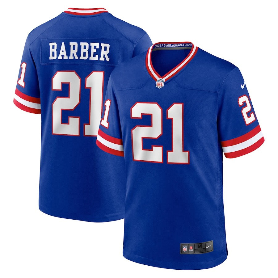 Tiki Barber Giants Jersey