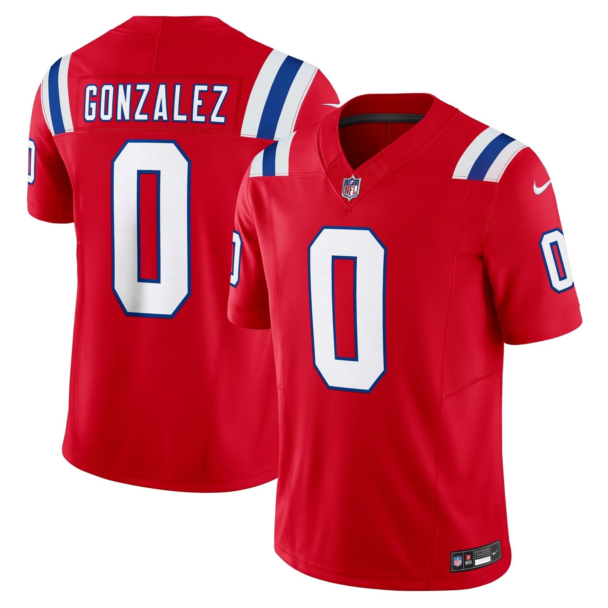 Christian Gonzalez Patriots Jersey