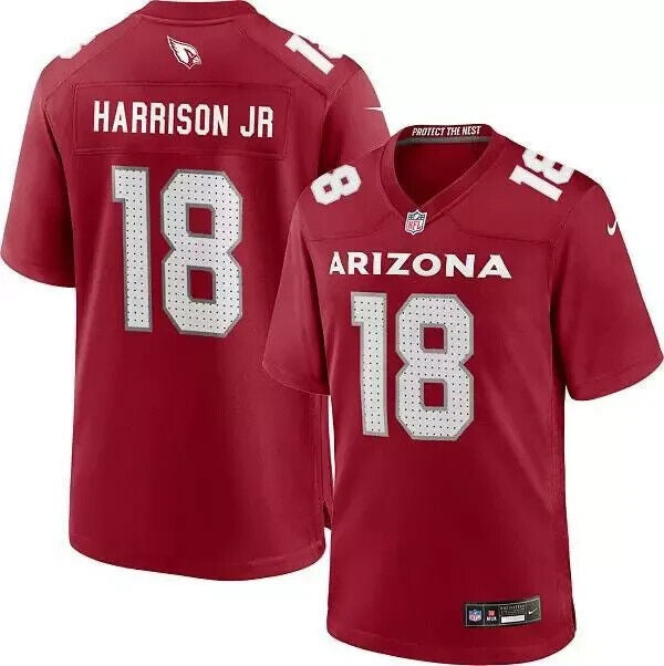 Marvin Harrison Jr Cardinals Jersey Red