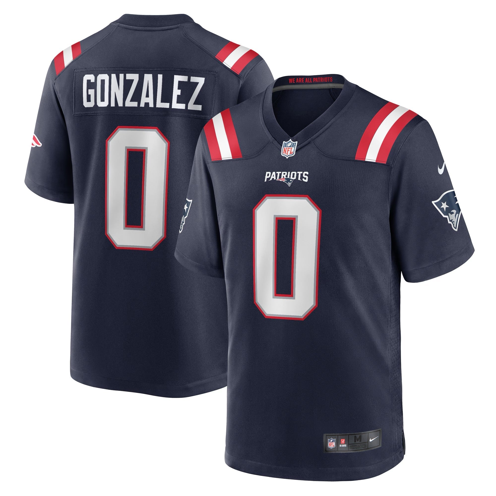 Christian Gonzalez Patriots Jersey
