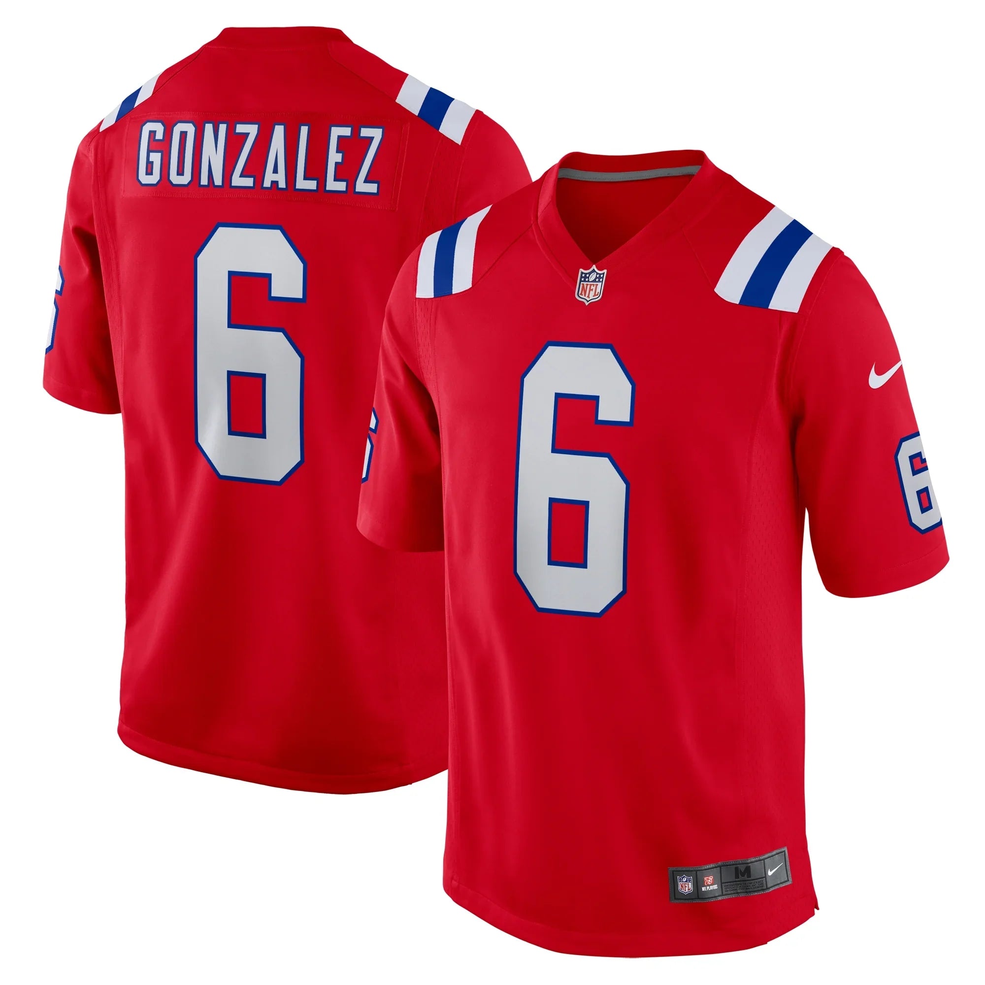 Christian Gonzales Patriots Jersey Alternate