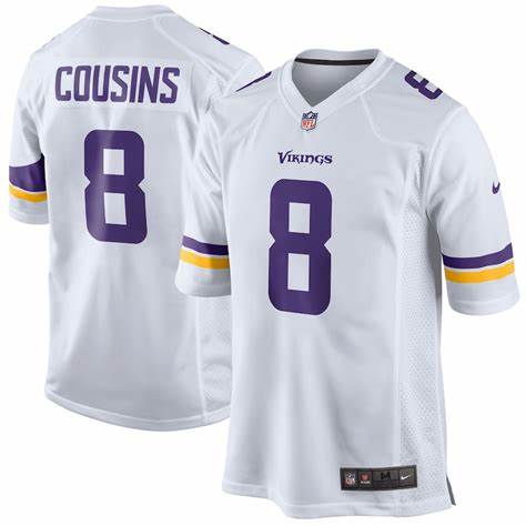 Kirk Cousins Vikings Jersey Home/Away