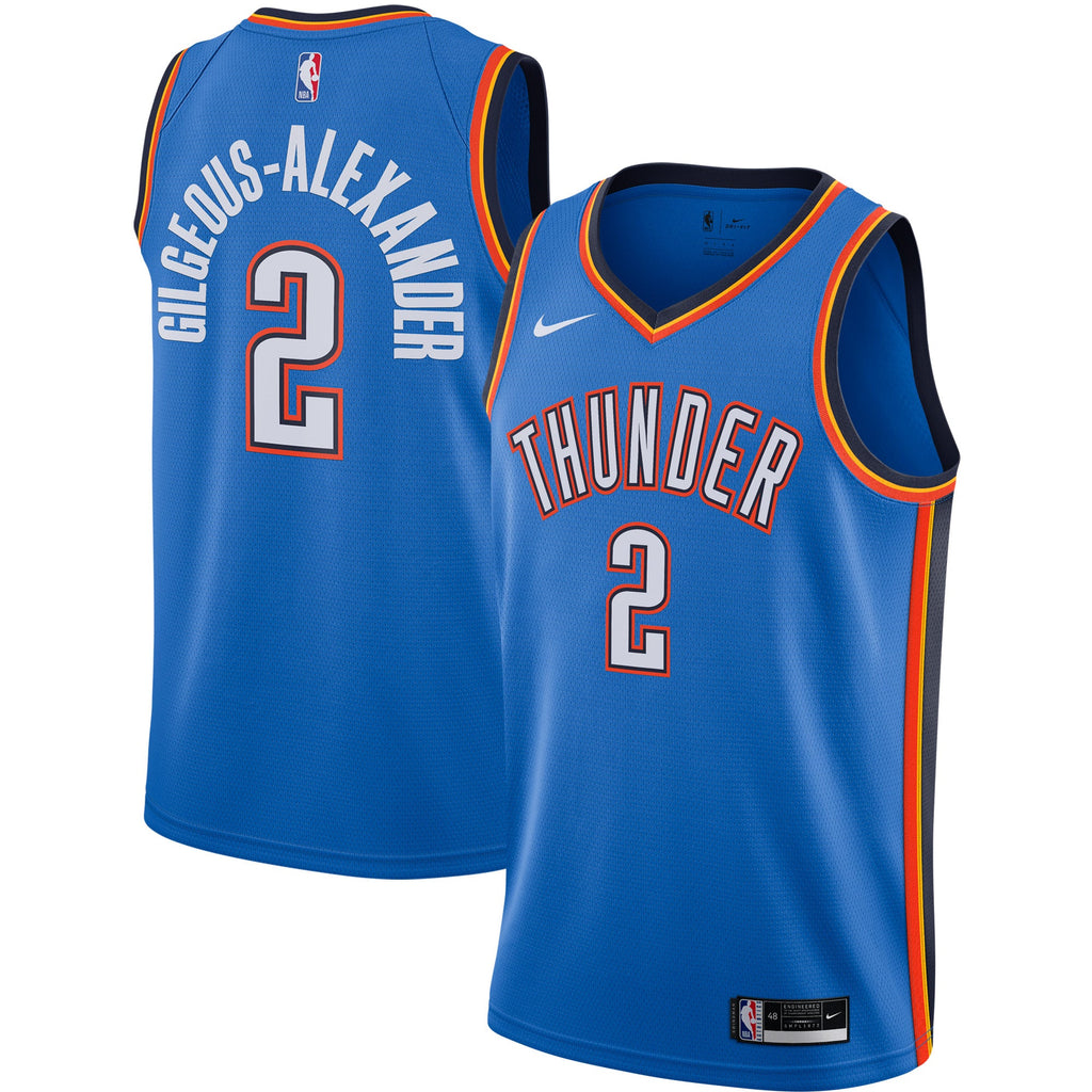 Shai Gilgeous-Alexander Oklahoma Jersey Home/Away/Alternate