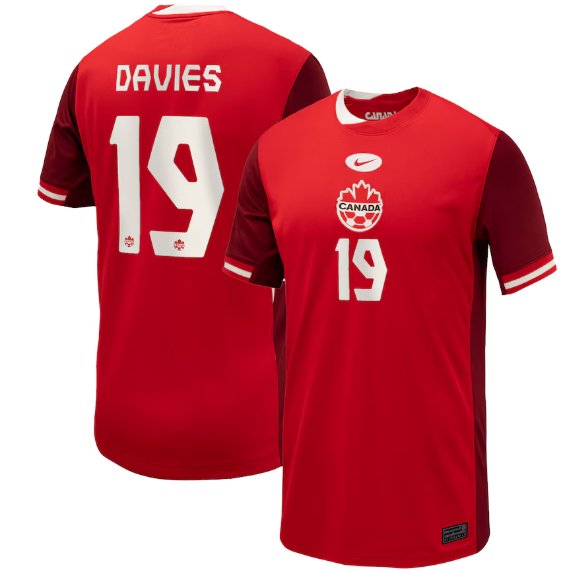 Alphonso Davies Team Canada Jersey