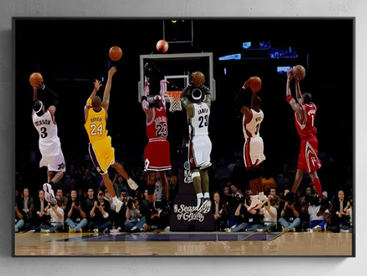 Iconic NBA Poster
