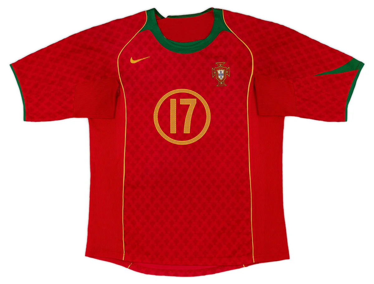 C. Ronaldo 17 - 2004 Portugal Home Jersey