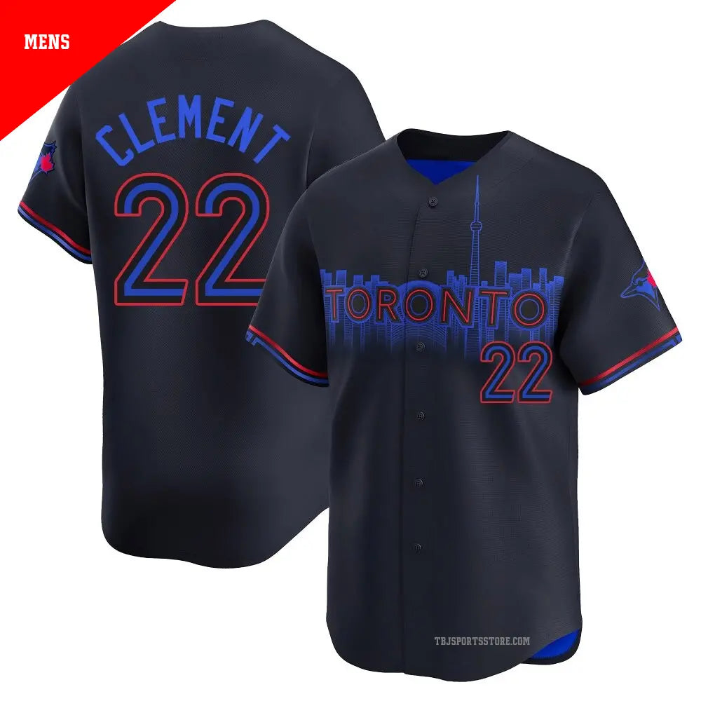 Ernie Clement Toronto Blue Jays Black Limited 2024 City Connect Jersey
