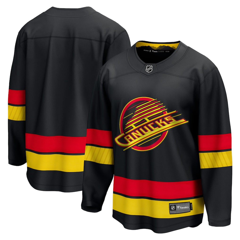 Custom Retro Vancouver Canucks Jersey