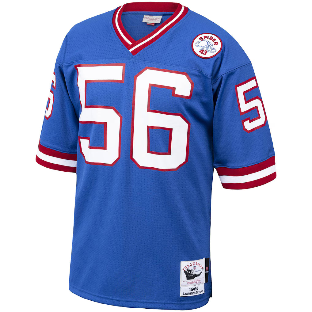 Mitchell & Ness Lawrence Taylor Royal New York Giants 1986 Throwback Player Jersey