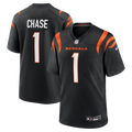Ja'Marr Chase Black Cincinnati Bengals Game Jersey