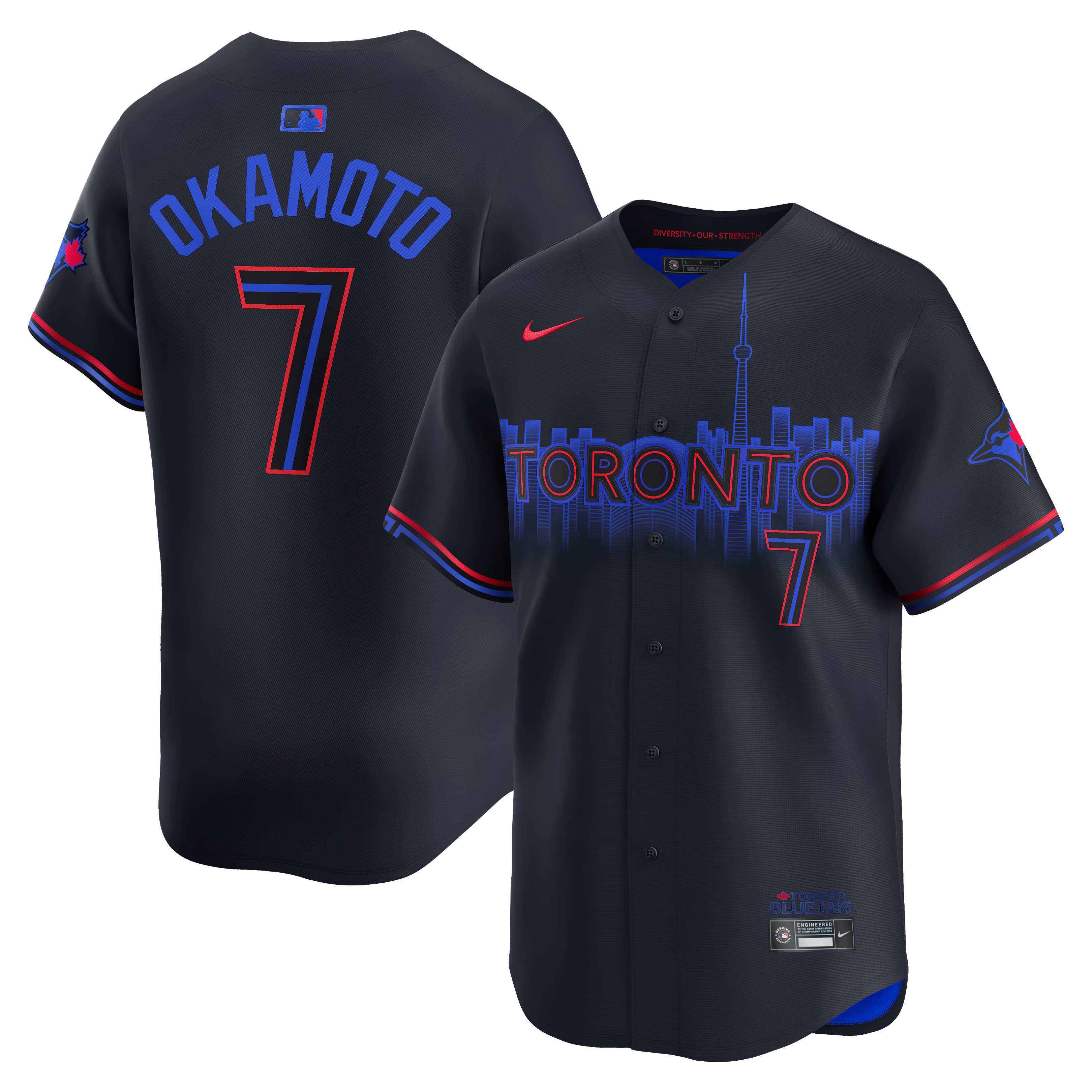 Toronto Blue Jays Kazuma Okamoto Jersey