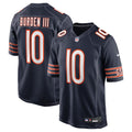 Luther Burden III Navy Chicago Bears Team Game Jersey