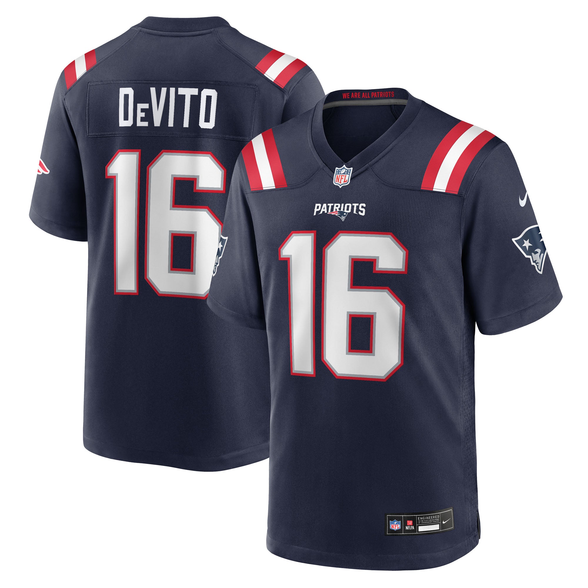 Tommy DeVito New England Patriots Jersey