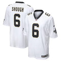 Tyler Shough White New Orleans Saints Game Player Jersey