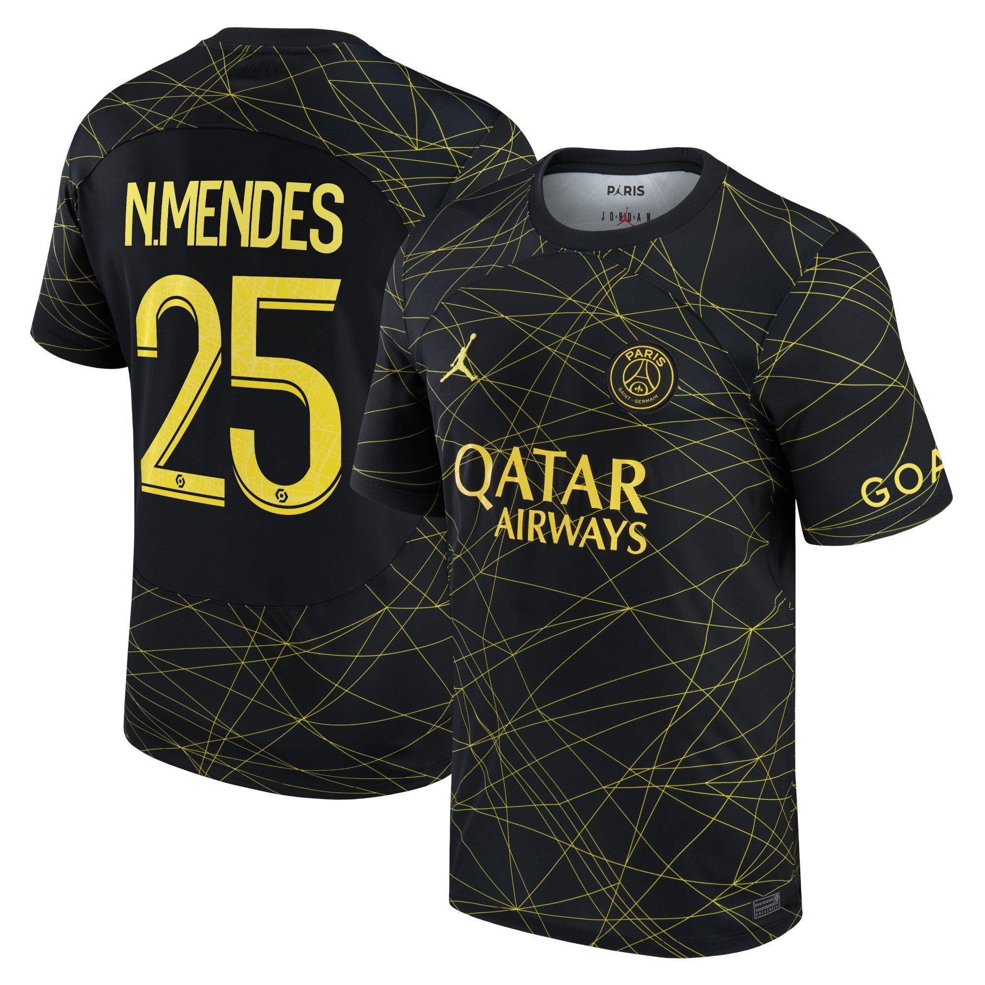 Nuno Mendes PSG Jersey
