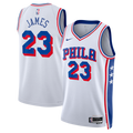 Philadelphia 76ers Association Edition Swingman Jersey  Lebron James