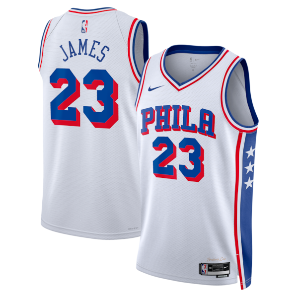 Philadelphia 76ers Association Edition Swingman Jersey  Lebron James