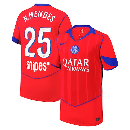 Nuno Mendes Paris Saint-Germain Jersey