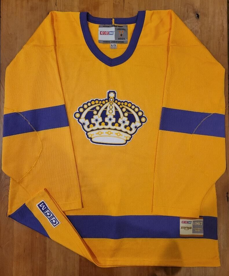 '70 LOS ANGELELS KINGS Yellow Jersey
