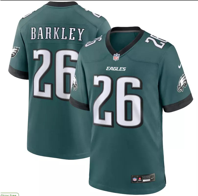 Saquan Barkley Eagles Jersey Home/Away/Alternate