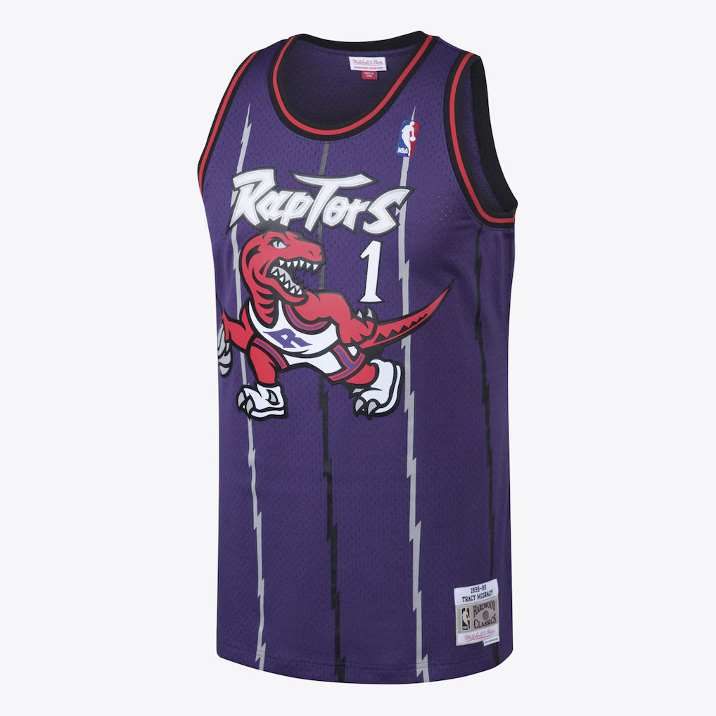 Toronto Raptors Tracy McGrady Hardwood Classics Road Swingman Jersey by Mitchell & Ness