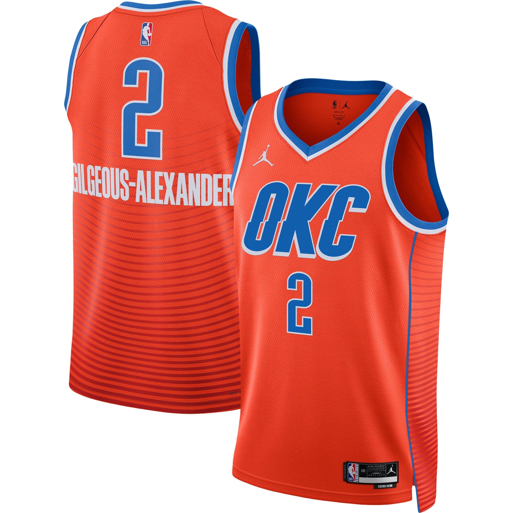 Shai Gilgeous-Alexander Oklahoma Jersey