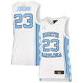 Jordan #23 White North Carolina Jersey