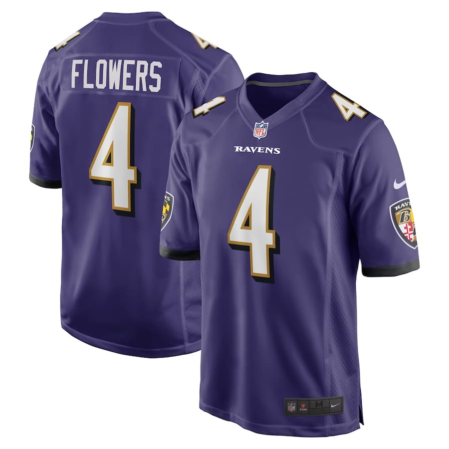 Zay Flowers Ravens Jersey Home/Away